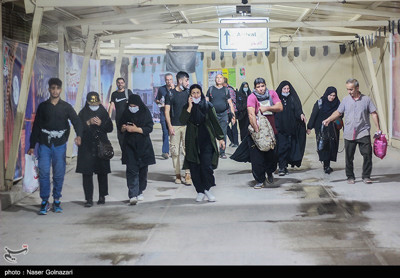 تصاویر: تردد زائران اربعین حسینی در مرز مهران