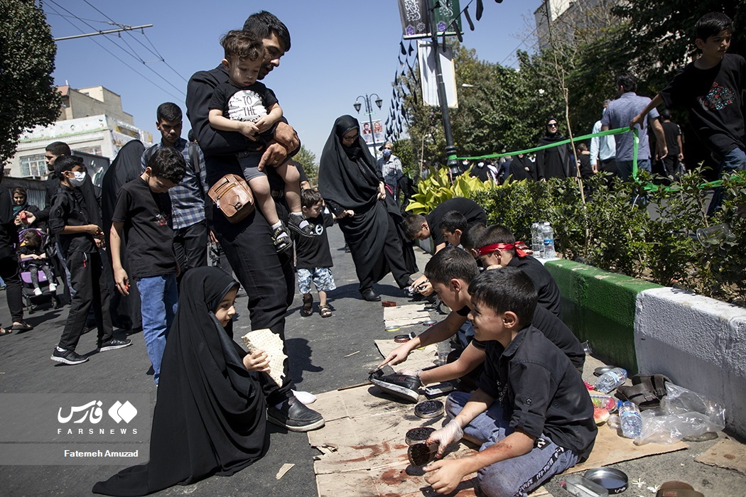 تصاویر: پیاده روی جاماندگان اربعین در تهران
