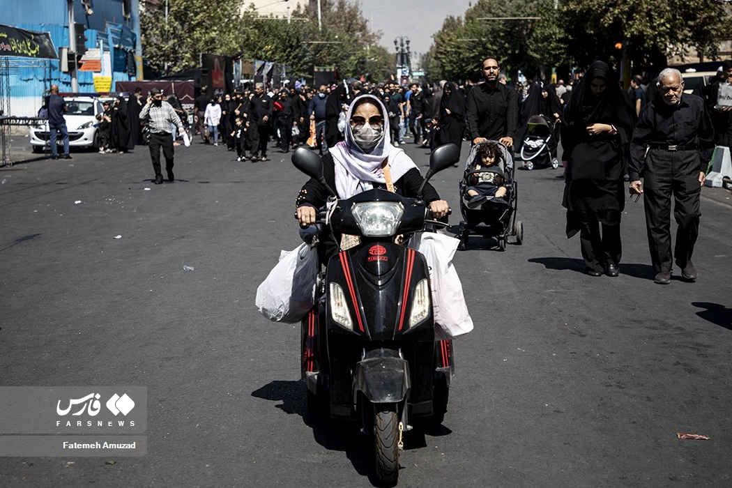 تصاویر: پیاده روی جاماندگان اربعین در تهران
