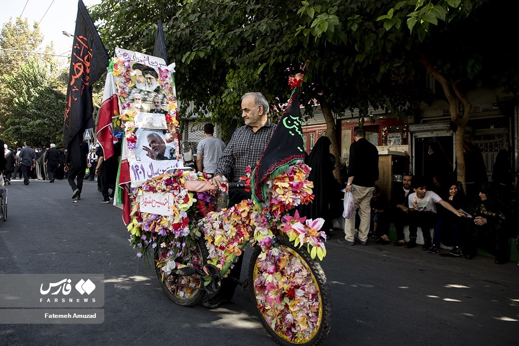 تصاویر: پیاده روی جاماندگان اربعین در تهران