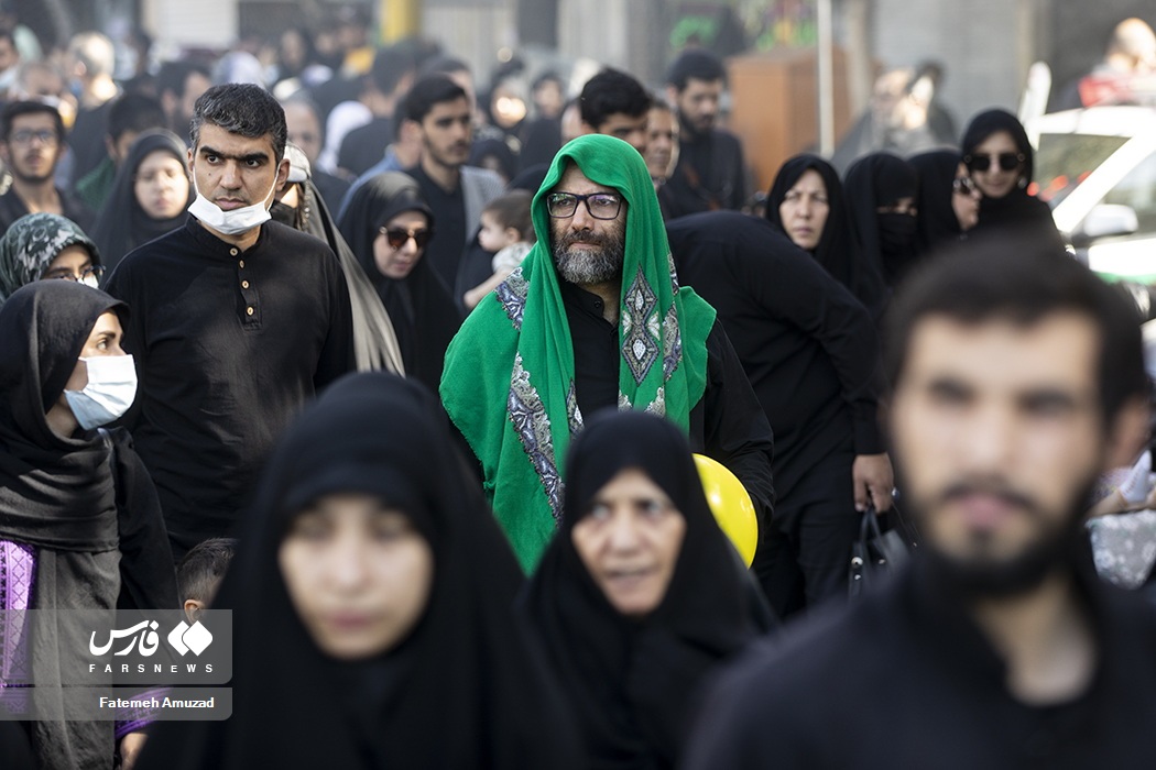 تصاویر: پیاده روی جاماندگان اربعین در تهران