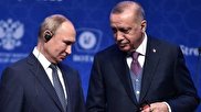 ویدیویی عجیب از نحوه دست گرفتن اردوغان و پوتین که خبرساز شد