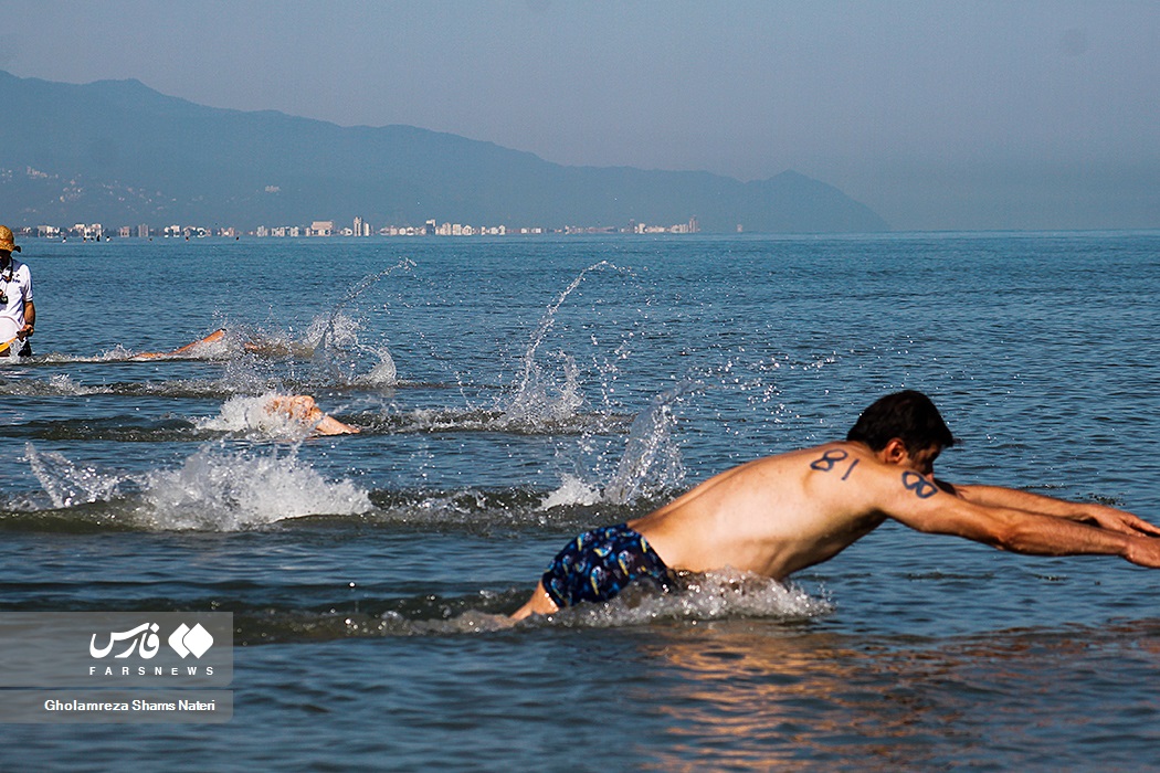 تصاویر: مسابقات شنای آبهای آزاد در «مازندران»