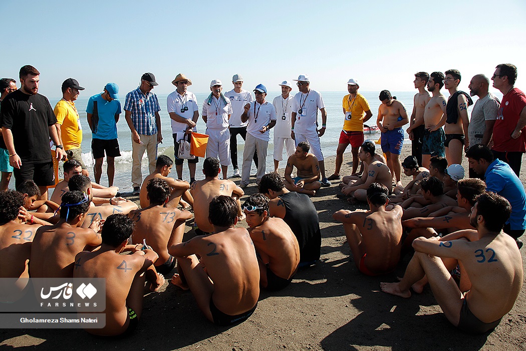 تصاویر: مسابقات شنای آبهای آزاد در «مازندران»