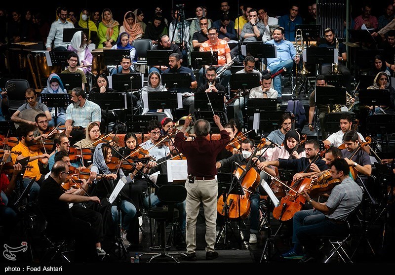 تصاویر: تمرین ارکستر ملی ایران