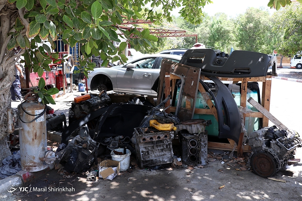 تصاویر: کیش، گورستان خودرو&zwnj;های فراموش شده