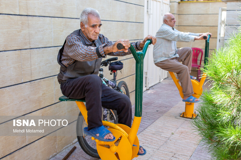 تصاویر: مهد مادربزرگ‌ها و پدربزرگ‌ها در قزوین