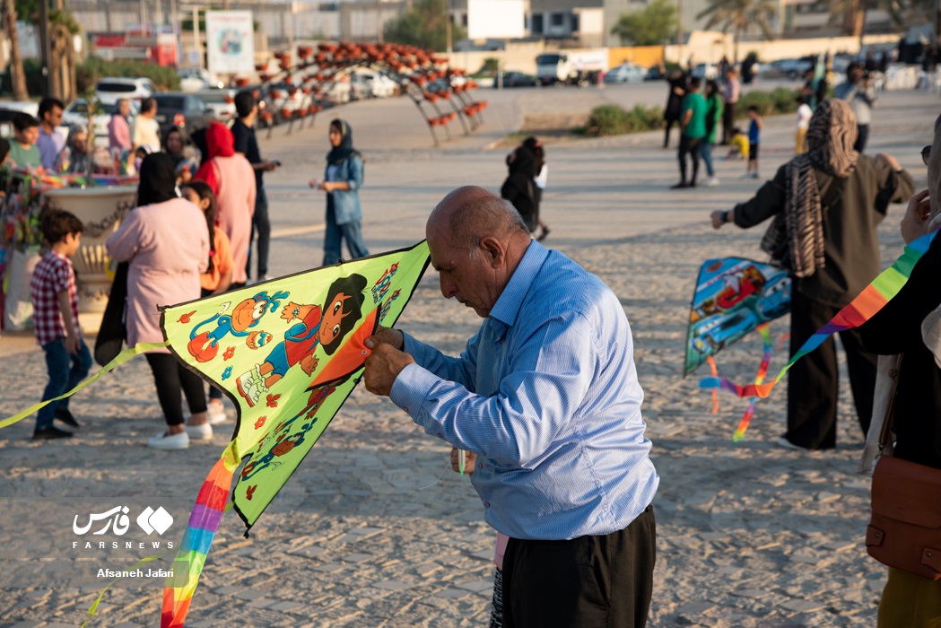 تصاویر: ساحل بادبادک‌ها در بوشهر