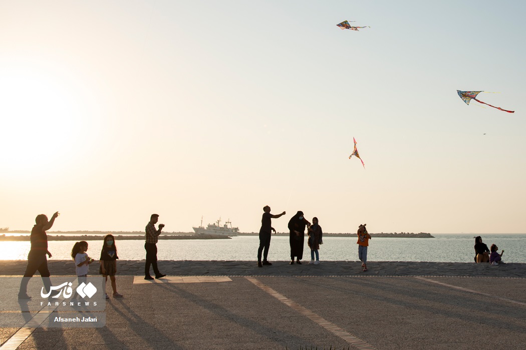 تصاویر: ساحل بادبادک‌ها در بوشهر