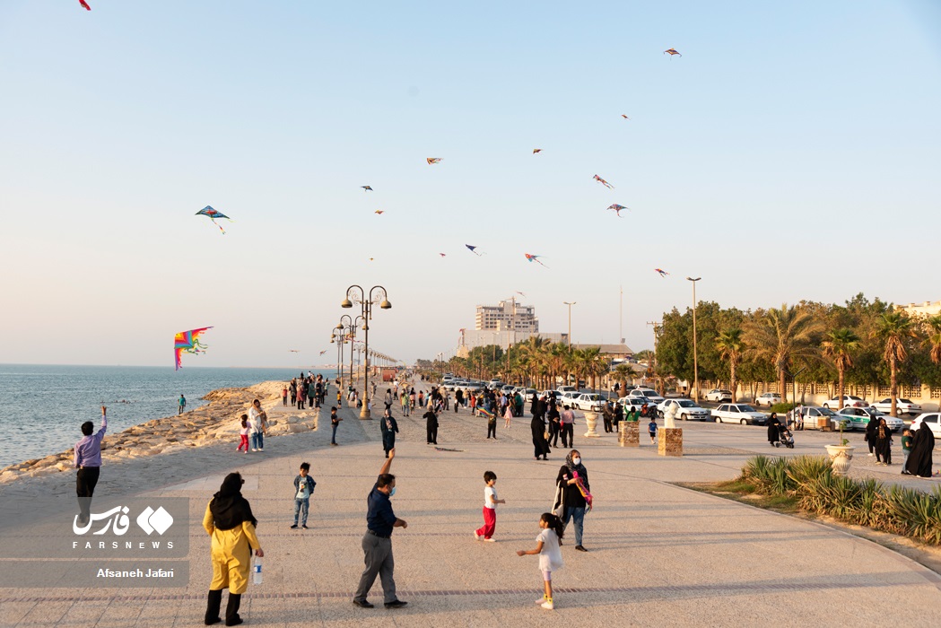 تصاویر: ساحل بادبادک‌ها در بوشهر