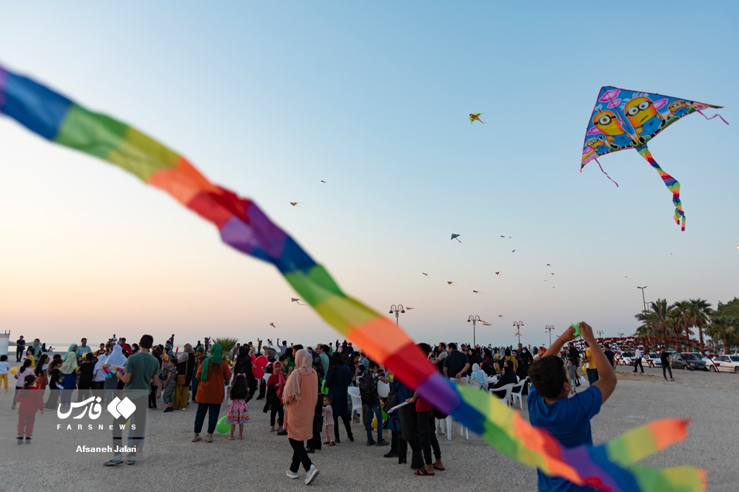 تصاویر: ساحل بادبادک‌ها در بوشهر