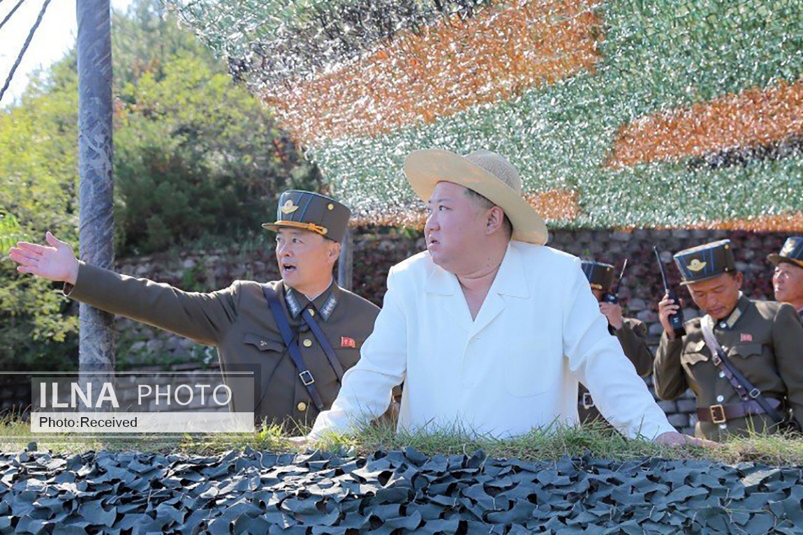 تصاویر: کیم جونگ اون در رزمایش یگان اتمی ارتش کره شمالی
