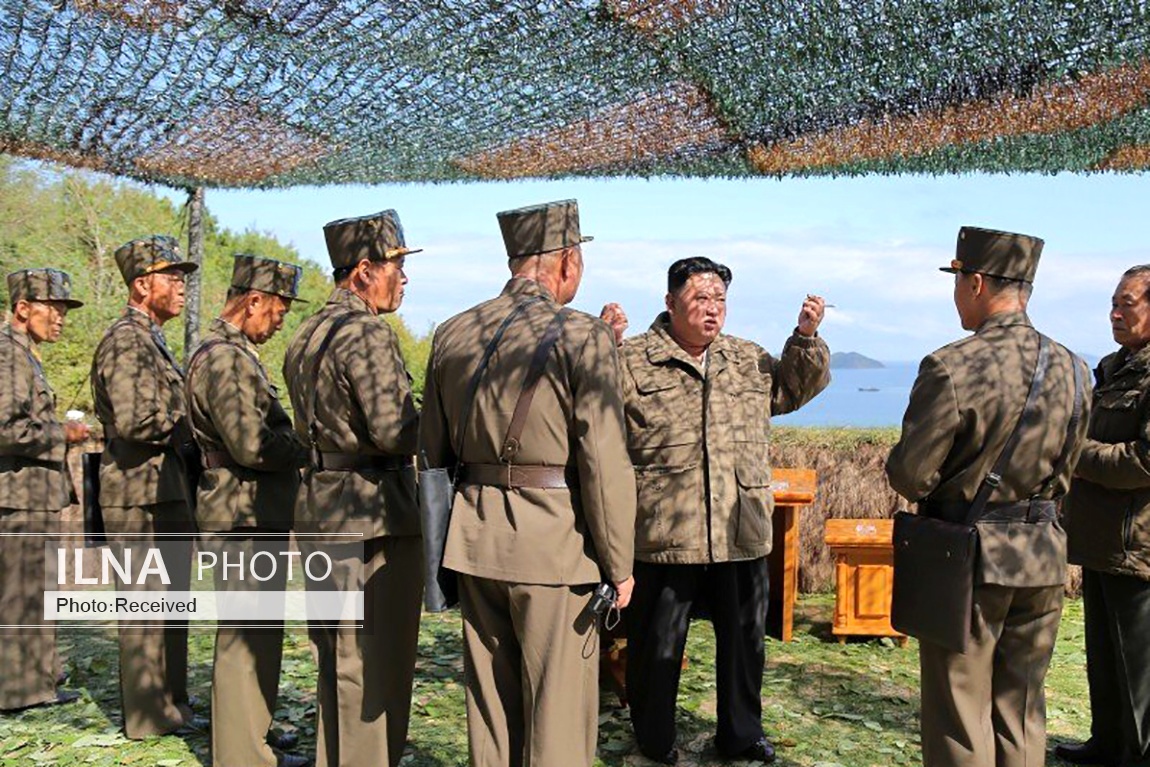 تصاویر: کیم جونگ اون در رزمایش یگان اتمی ارتش کره شمالی