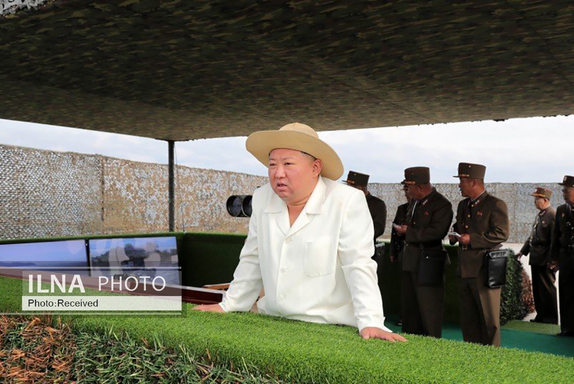 تصاویر: کیم جونگ اون در رزمایش یگان اتمی ارتش کره شمالی
