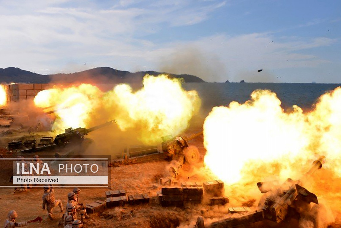 تصاویر: کیم جونگ اون در رزمایش یگان اتمی ارتش کره شمالی