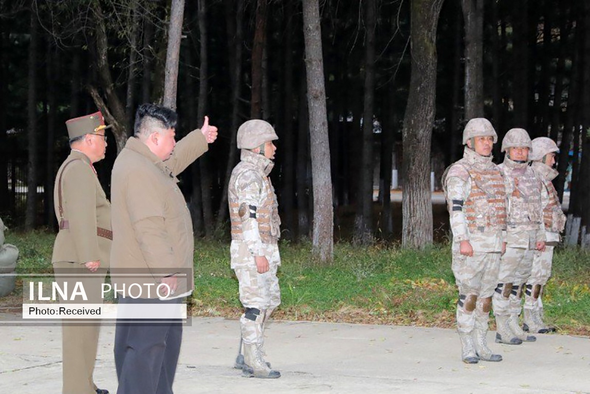 تصاویر: کیم جونگ اون در رزمایش یگان اتمی ارتش کره شمالی