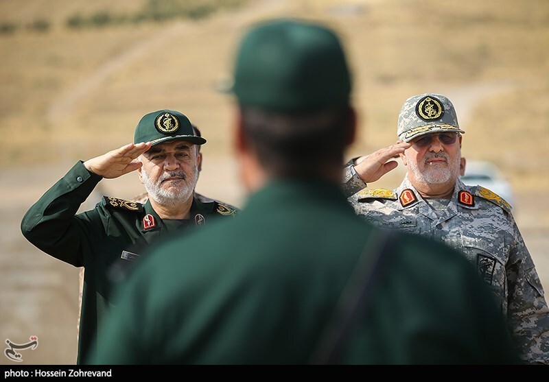 تصاویر: رزمایش  نیروی زمینی سپاه در منطقه ارس