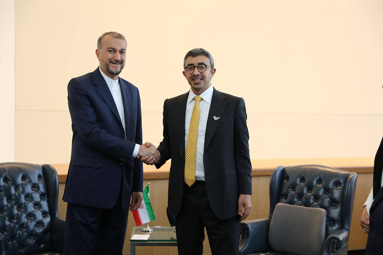 1334696 778 - دیدار وزرای خارجه ایران و امارات در نیویورک