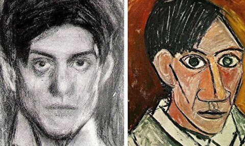 تحول «پیکاسو» در نقاشی‌هایش از سن ۱۵ سالگی تا ۹۰ سالگی