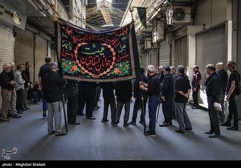 تصاویر: عزاداری ۲۸ صفر در بازار تهران