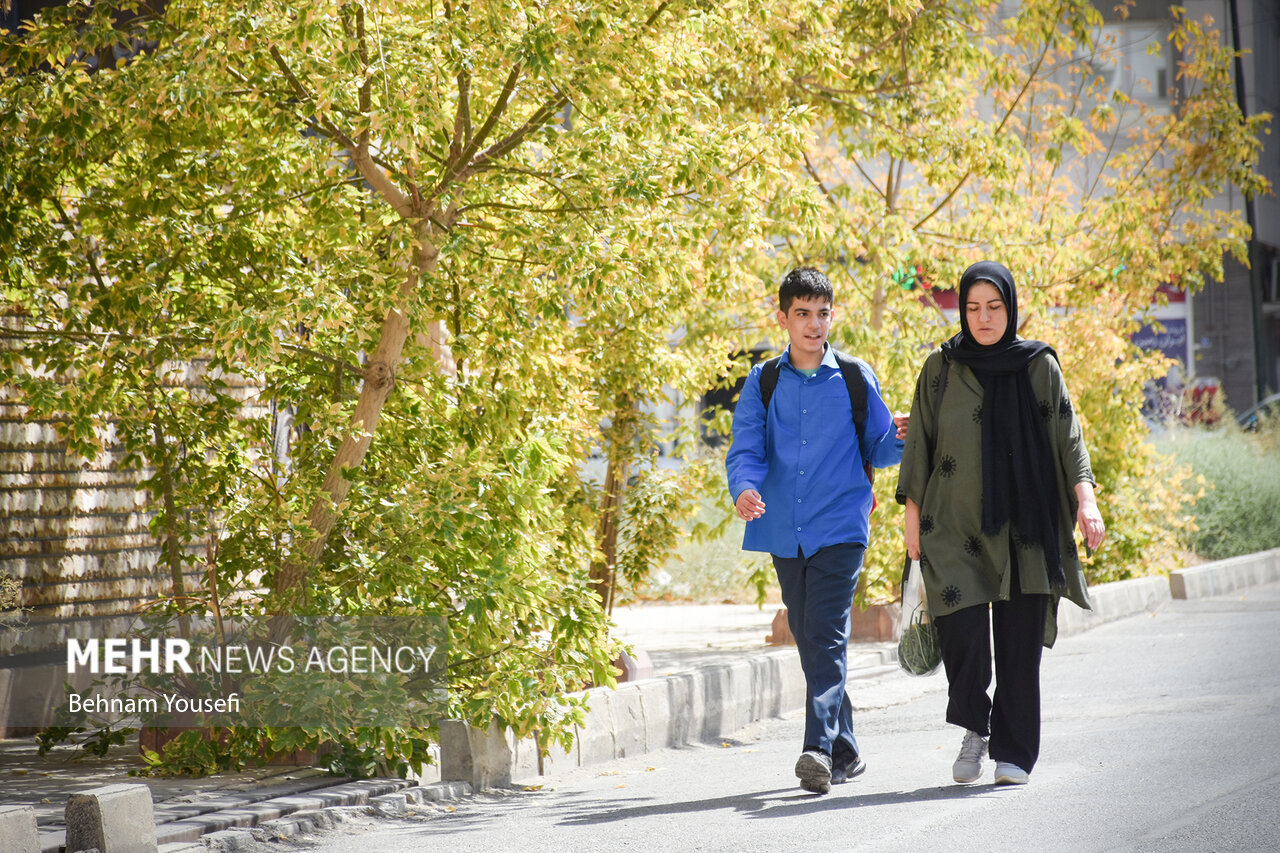 تصاویر: پیاده&zwnj;روی از خانه تا مدرسه