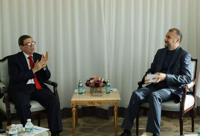 1335668 149 - امیرعبداللهیان به وزیر خارجه کوبا: میز مذاکره را ترک نخواهیم کرد