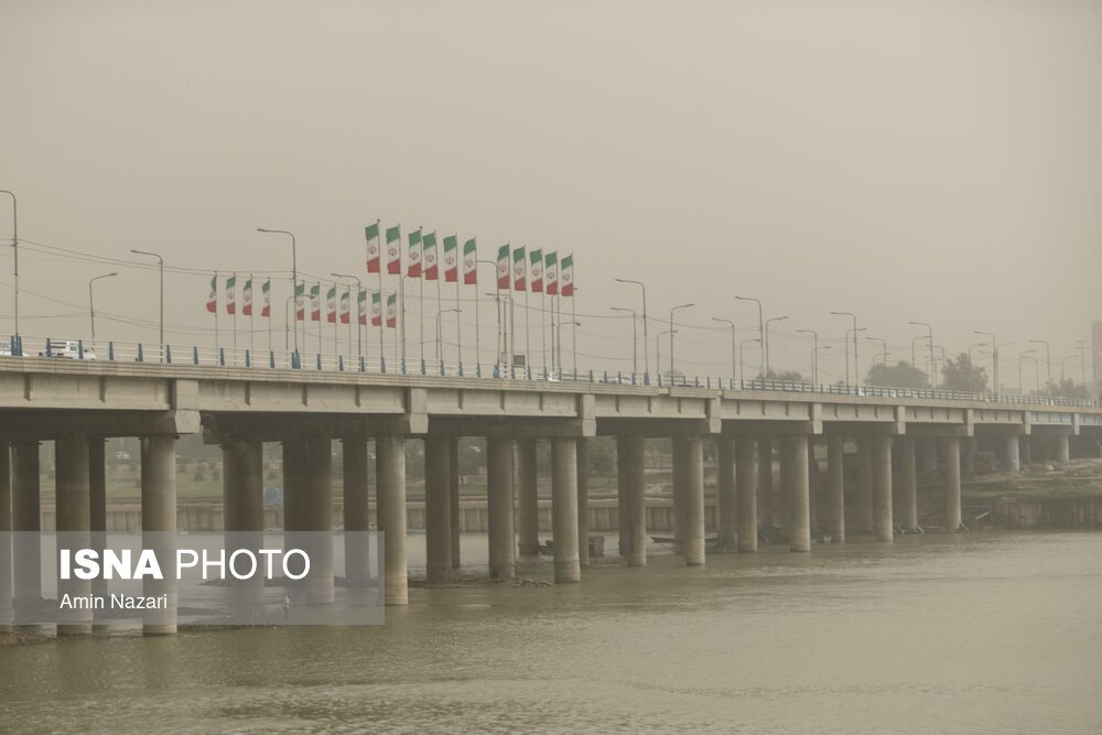 تصاویر: گرد و خاک شدید در اهواز