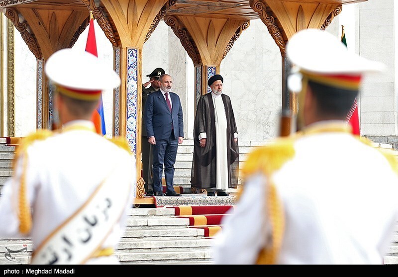 تصاویر: استقبال رسمی از نخست‌وزیر ارمنستان