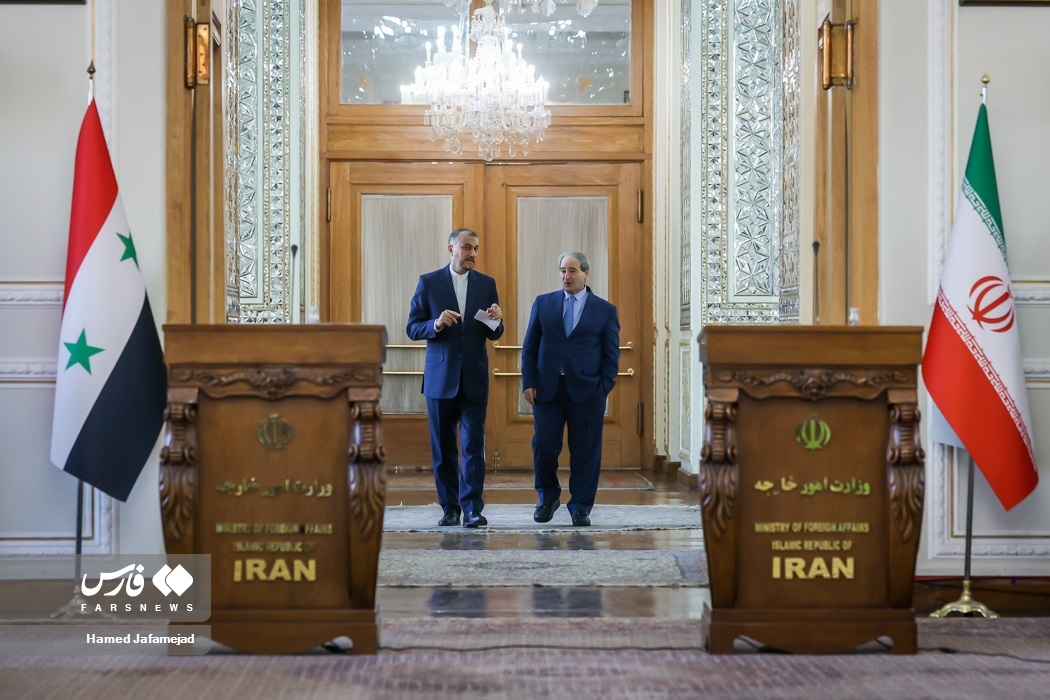 تصاویر: دیدار وزرای خارجه ایران و سوریه