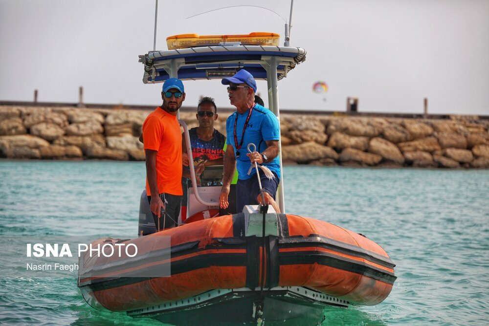 تصاویر: مسابقات قهرمانی شنای آبهای آزاد کشور در کیش