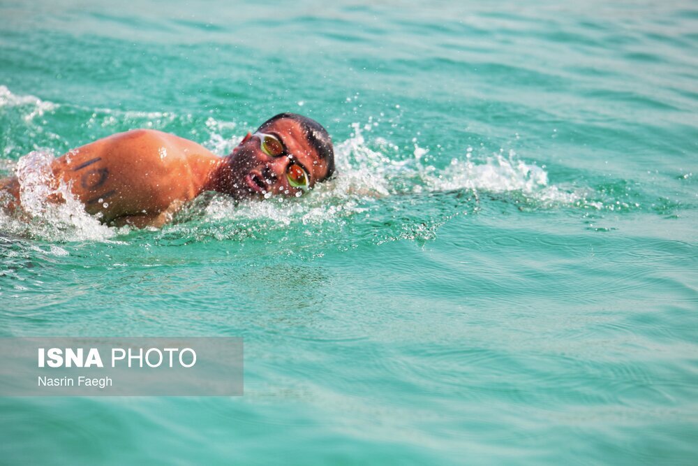 تصاویر: مسابقات قهرمانی شنای آبهای آزاد کشور در کیش