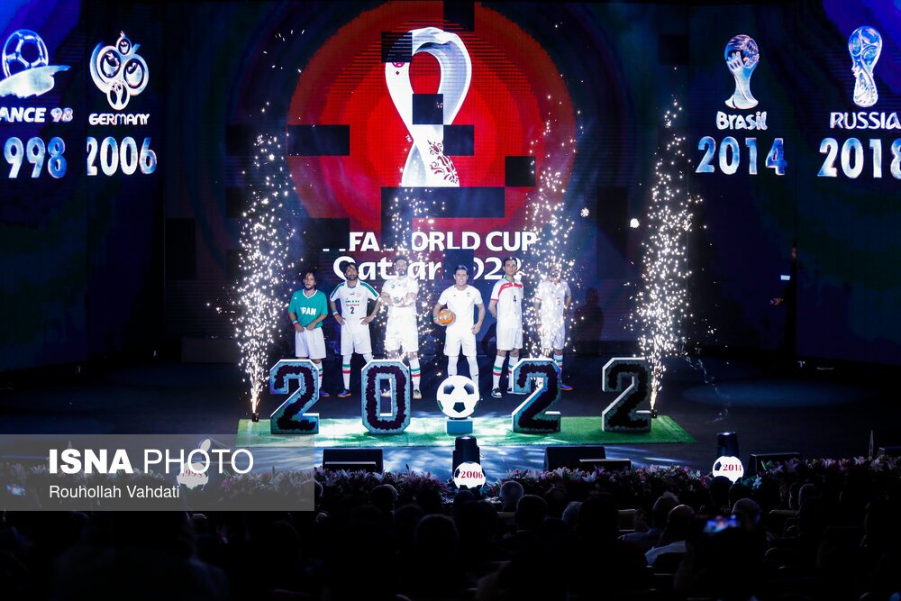 تصاویر: مراسم رونمایی از پیراهن تیم ملی فوتبال