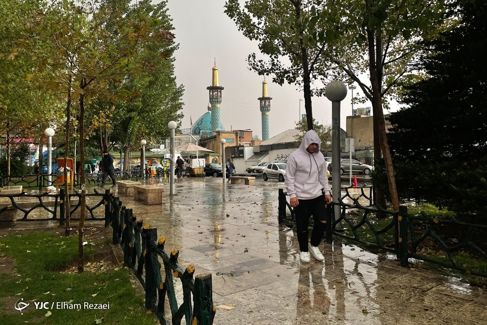 تصاویر: بارش اولین باران پاییزی در تهران