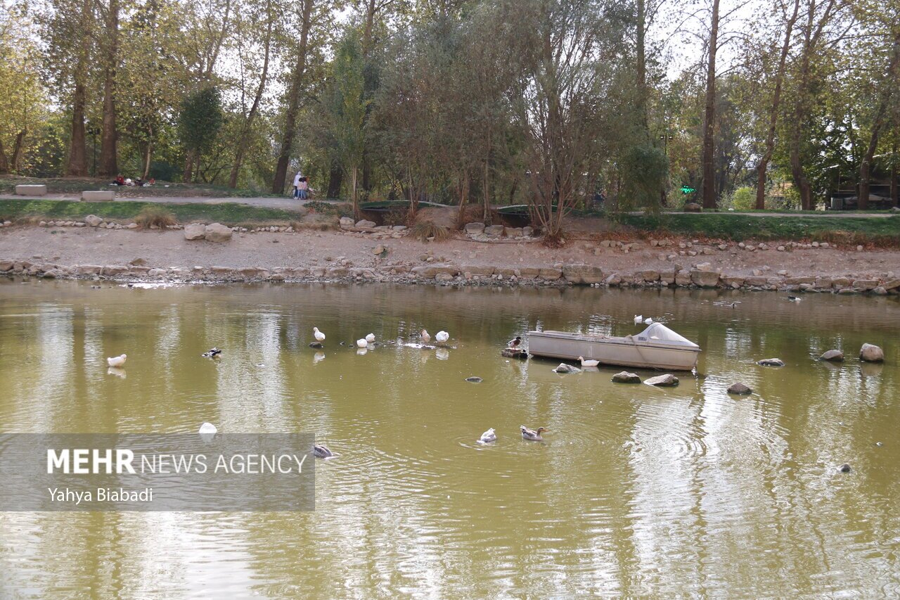 تصاویر: شوک خشک شدن دریاچه تاریخی طاق بستان