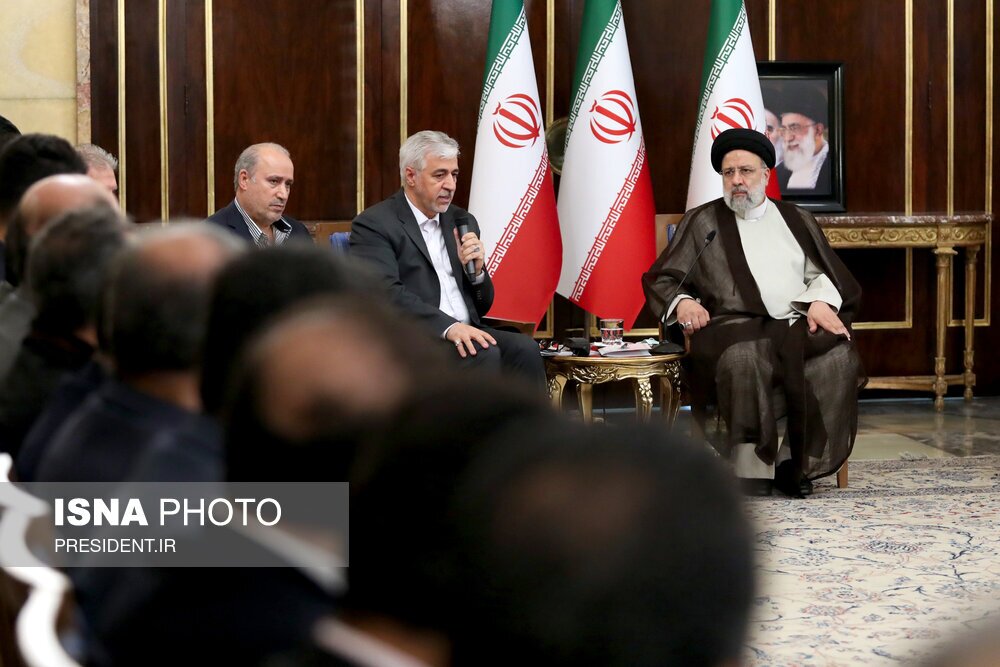 تصاویر: دیدار تیم ملی فوتبال ایران با رییس جمهور