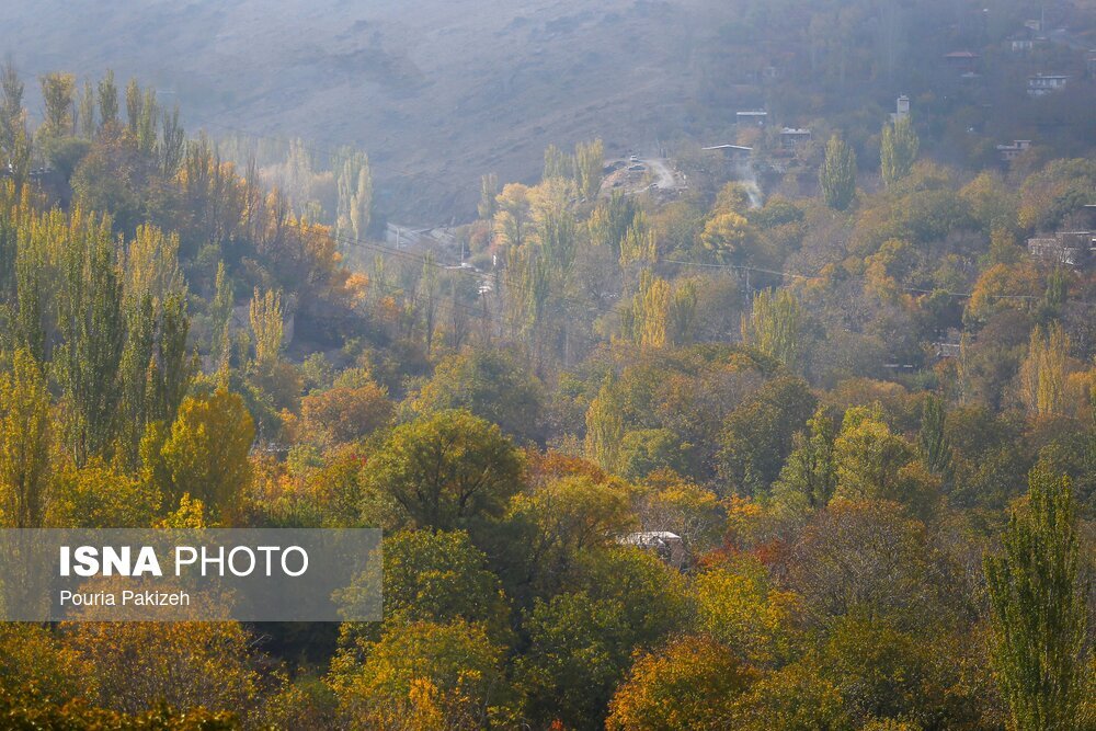 تصاویر: خزان در کوچه باغ‌های همدان