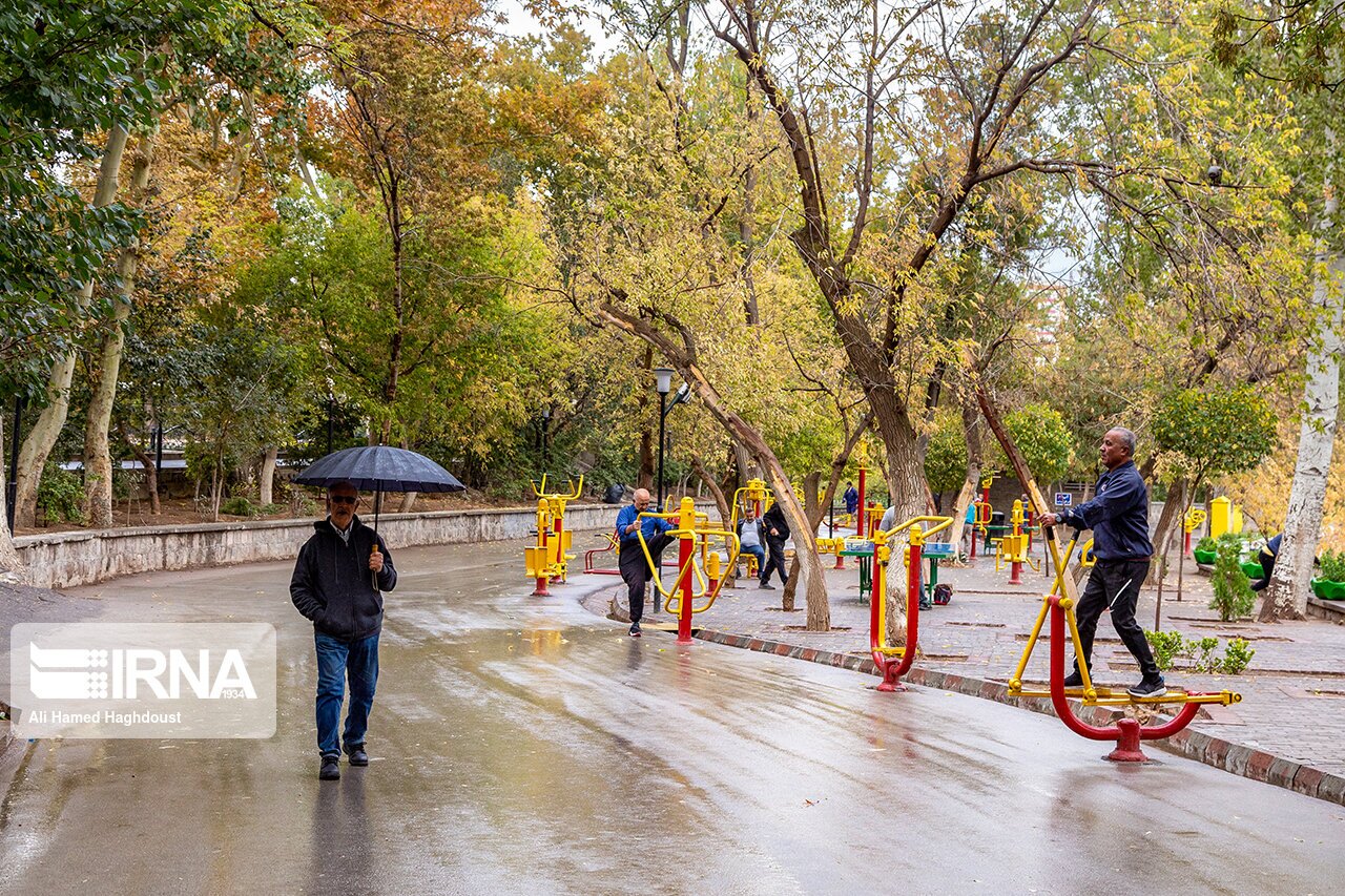 تصاویر: باران پاییزی در تبریز