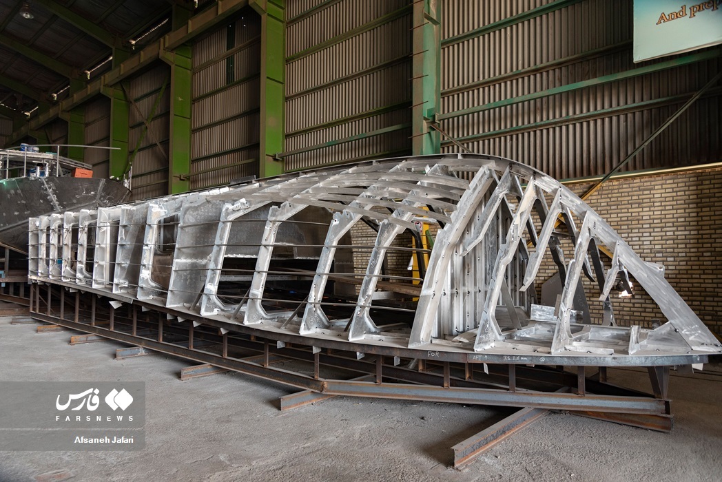 تصاویر: کارخانه ساخت کشتی‌های غول پیکر در بوشهر