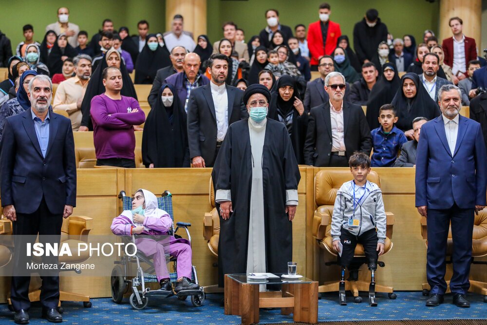 تصاویر: مراسم گرامیداشت «روز جهانی افراد دارای معلولیت» با حضور رییس جمهور