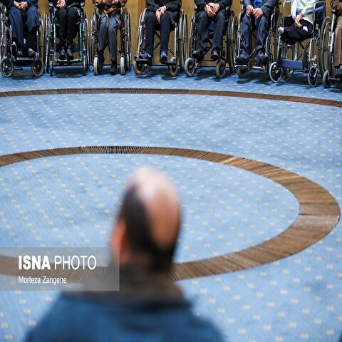 تصاویر: مراسم گرامیداشت «روز جهانی افراد دارای معلولیت» با حضور رییس جمهور