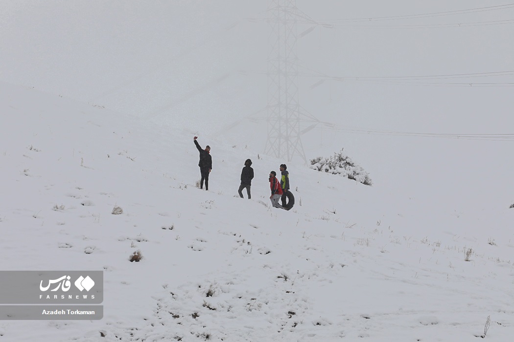 تصاویر: بارش برف در برخی شهرهای تهران