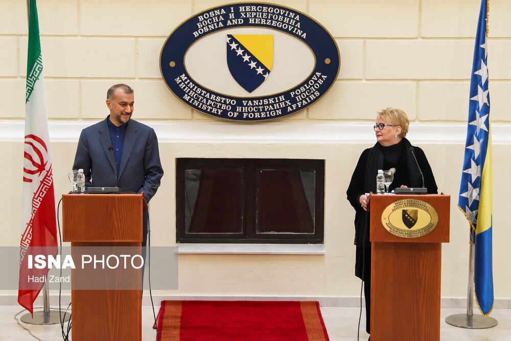 تصاویر: دیدار امیرعبداللهیان با وزیر خارجه بوسنی هرزگوین