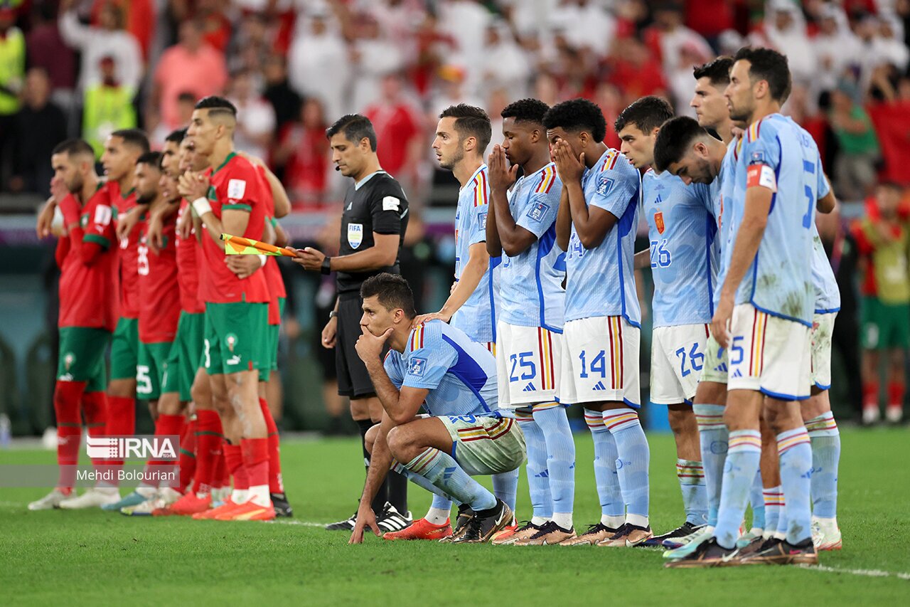 تصاویر: جام جهانی ۲۰۲۲- مراکش و اسپانیا