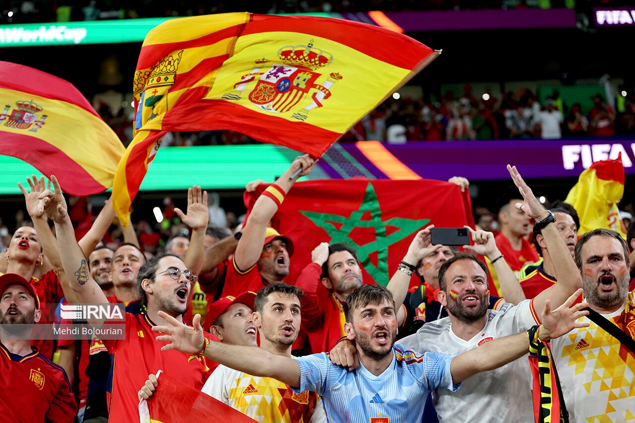 تصاویر: جام جهانی ۲۰۲۲- مراکش و اسپانیا