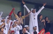 ویدیو /  شادی خانوادگی امیر قطر پس از پیروزی مراکش مقابل اسپانیا