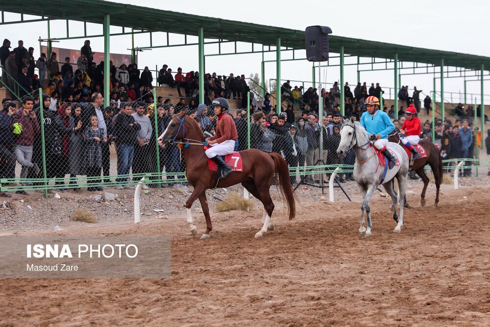 تصاویر: کورس پاییزه اسب دوانی یزد