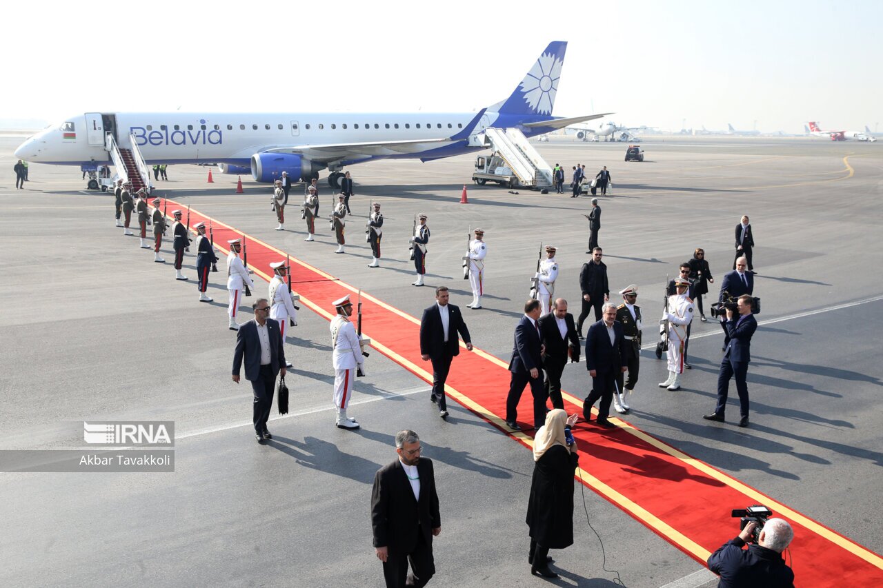تصاویر: ورود نخست وزیر بلاروس به تهران