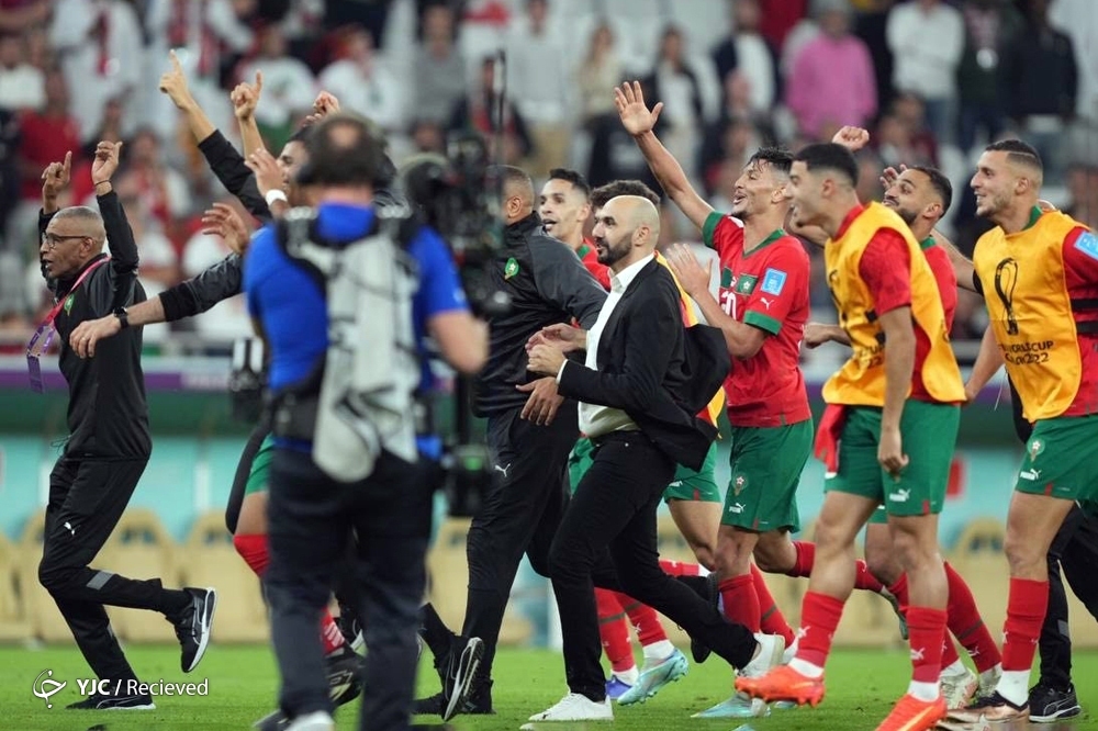 تصاویر: بازی پرتغال و مراکش