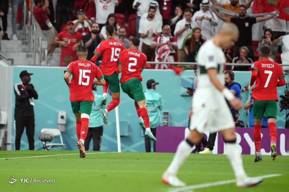 تصاویر: بازی پرتغال و مراکش