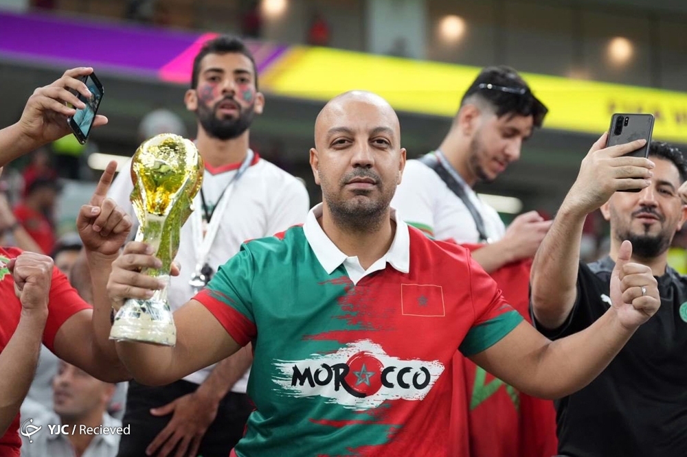 تصاویر: بازی پرتغال و مراکش
